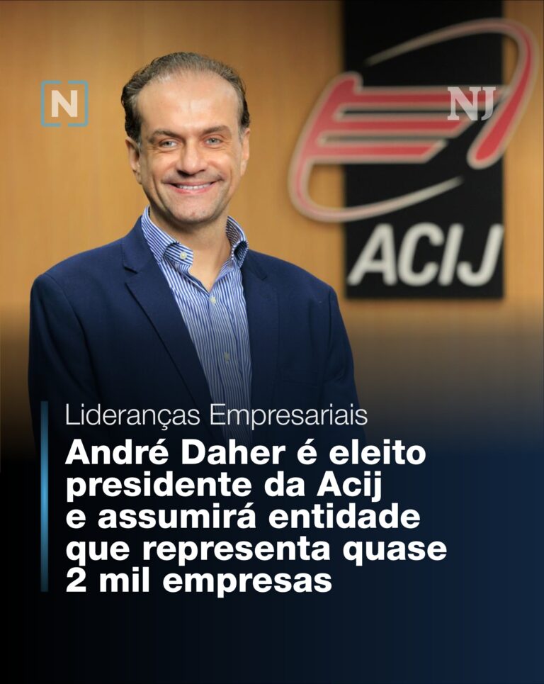 André Daher é eleito presidente da Acij e sucede Guilherme Bertani
